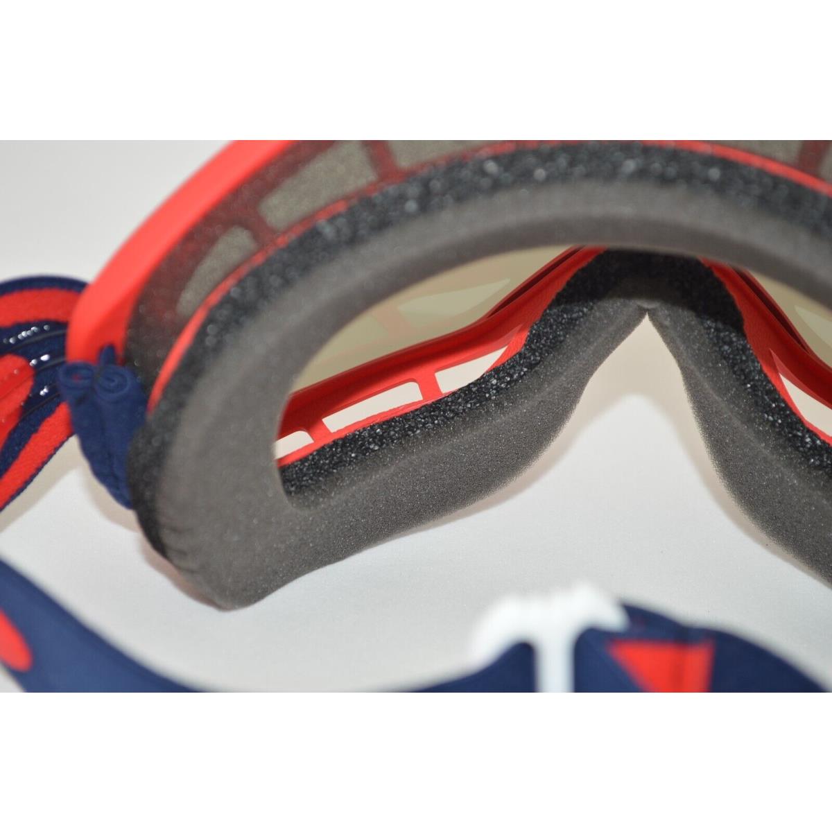 Oakley O2 MX Red Navy H20 with Light Grey Lens Goggle