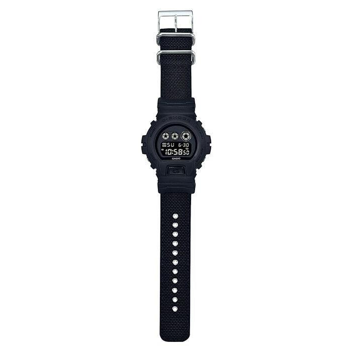 Casio G-shock Timekeeping Toughness Monotone Black Cloth Band DW-6900BBN-1