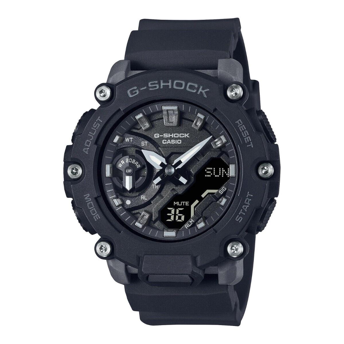 Casio G-shock Urban Outdoor Monochromatic Ana-digi Womens Watch GMAS2200-1A