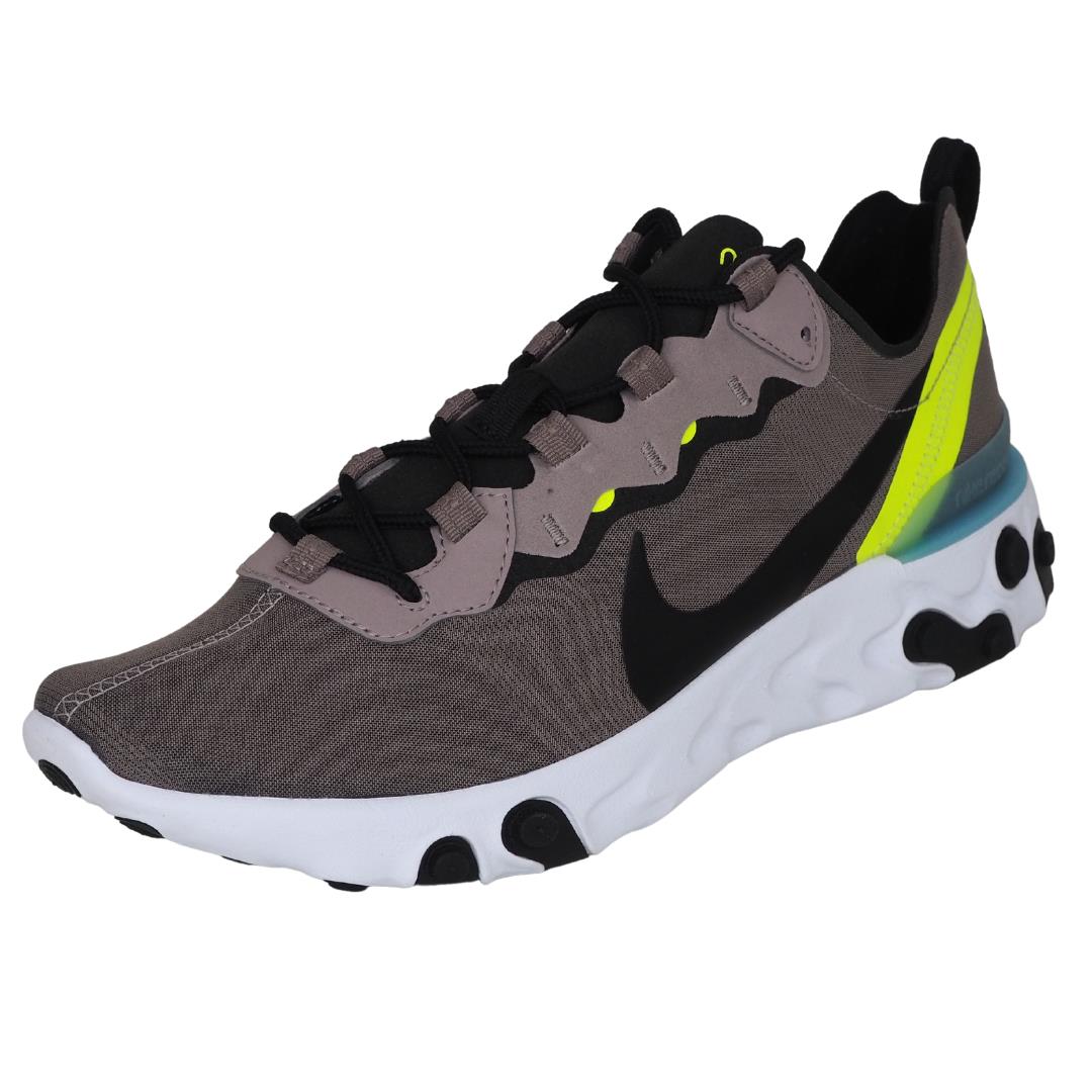 Nike React Element 55 SE BQ6166 201 Mens Shoes Running Brown Athletic Sz 9
