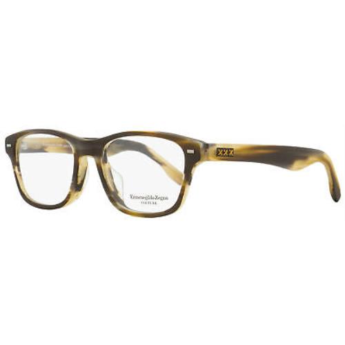 Ermenegildo Zegna Couture Eyeglasses ZC5013F 062 Matte Brown Melange 55mm 5013