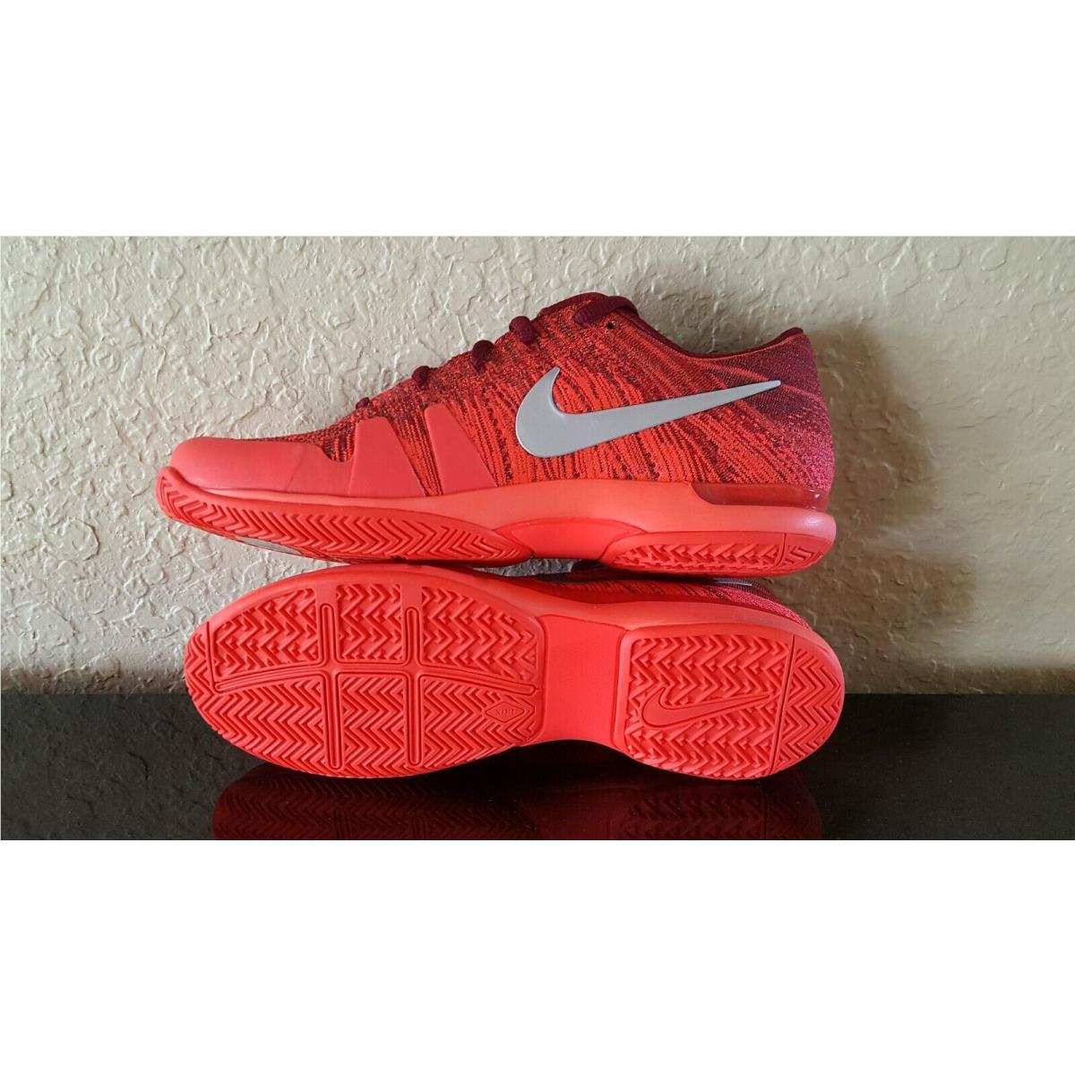 Nike Mens Roger Federer Zoom Vapor 9.5 RF Flyknit Tennis Shoes Red 885725 602 SporTipTop