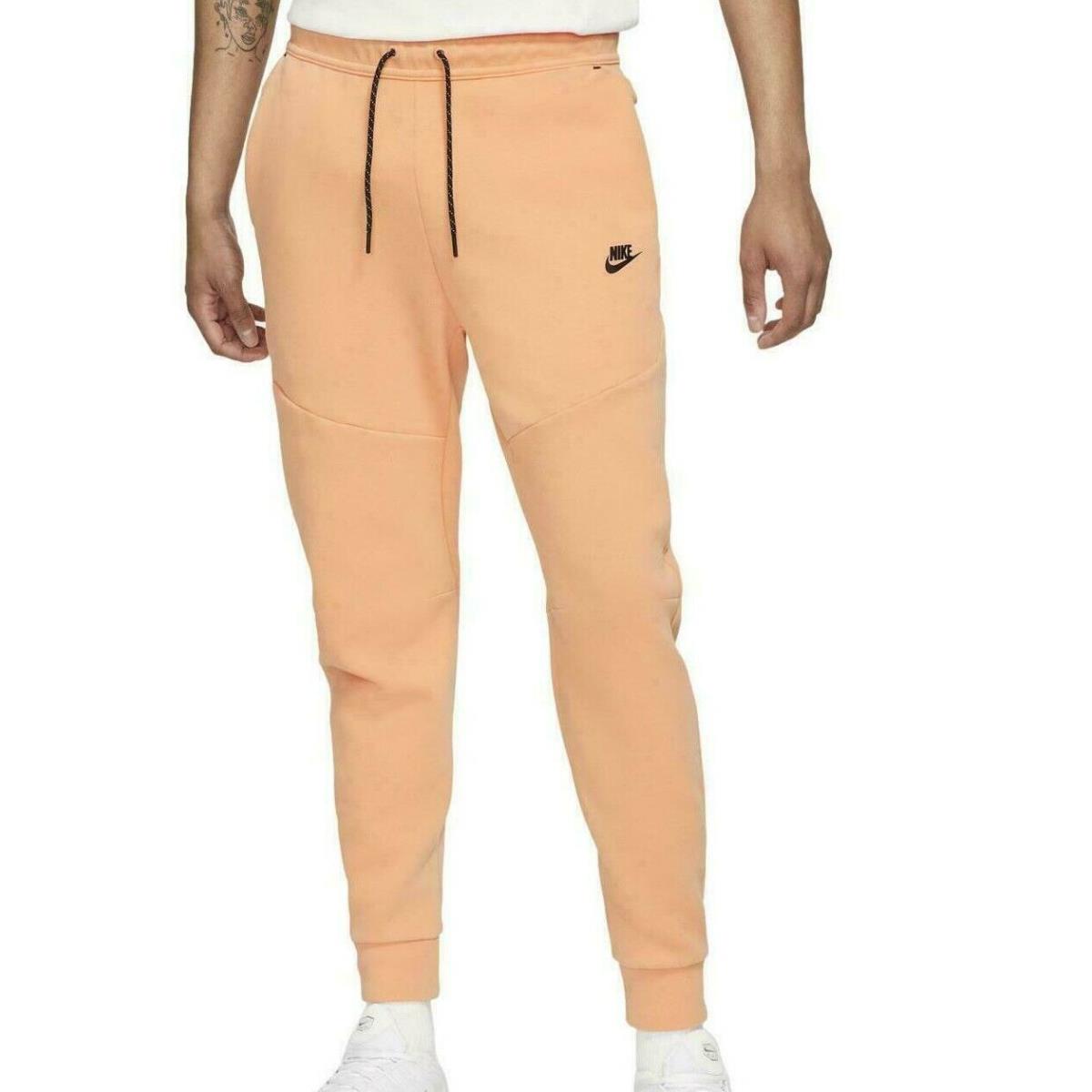 Nike Nsw Tech Fleece Jogger Pants - CZ9918 835 - Orange Frost - Size: XL