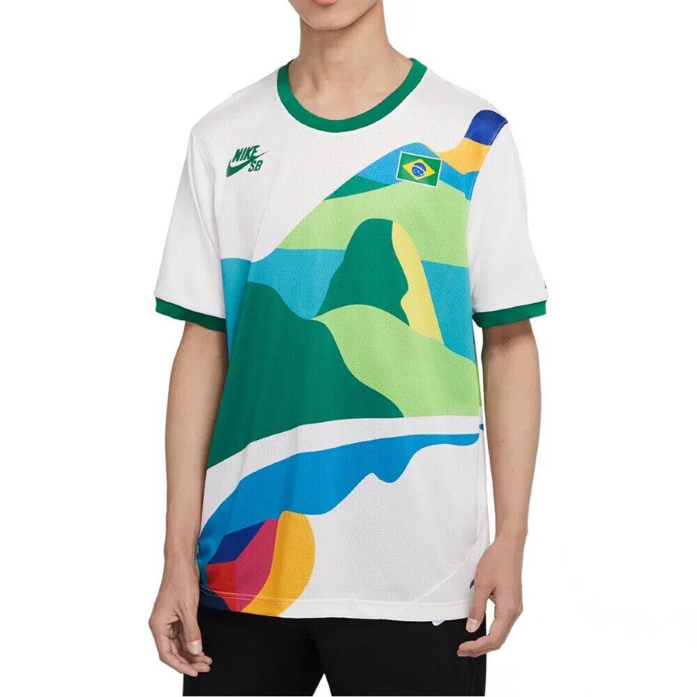 Nike SB X Parra Brazil Olympic Federation Kit Crew Jersey Size Xxl CT6085-100