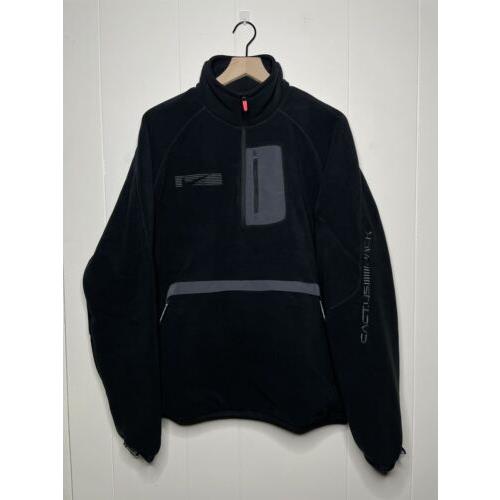 Travis Scott Cact.us Corp x Nike Quarter Zip Jacket Black DM1283-010 Size Large