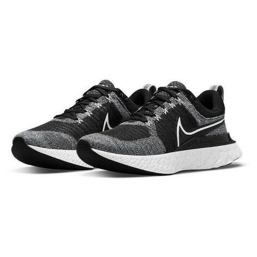 Nike React Infinity Run FK 2 Mens Size 9 Shoes CT2423 101 Black wm sz 10.5 - Black
