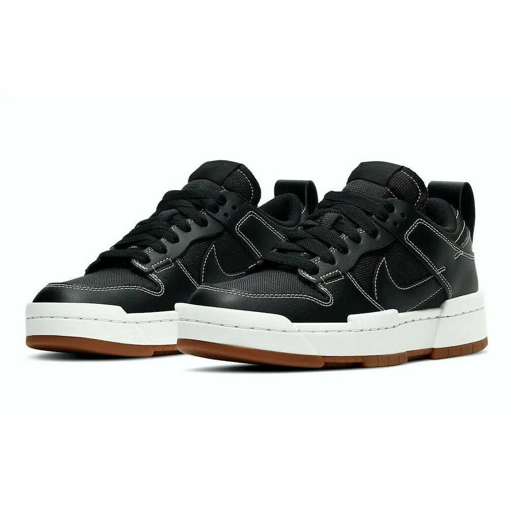 women dunk low disrupt black gum