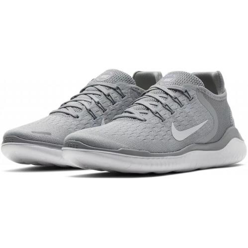 Nike Free RN 2018 Womens Size 6 Shoes 942837 003 Wolf Grey