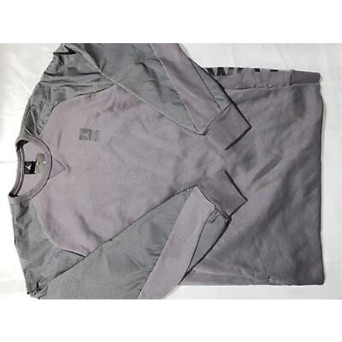Nike Jordan Men`s Premium Sweatshirt Dark Grey Sz XL 853852-021