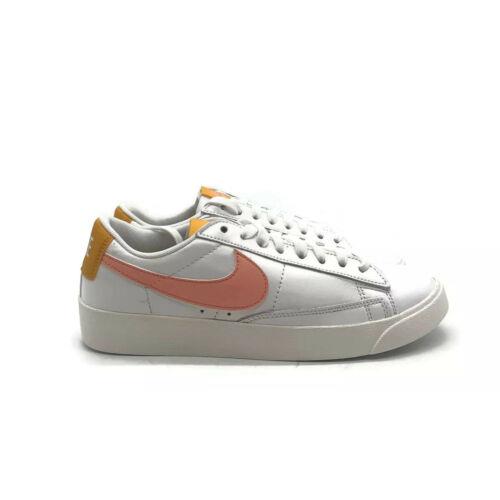 Nike Blazer Low Le Womens Size 7 5 Casual Tennis Shoe White Pink Skate Sneaker Nike Shoes Blazer Low White Pink Yellow Summit White Pink Quartz Manufacturer Sportiptop