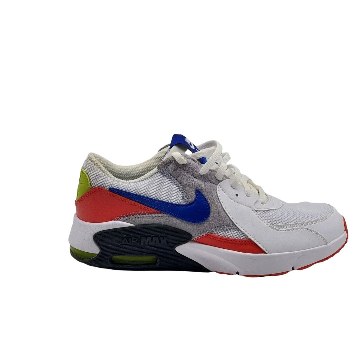 Nike Air Max Excee GS Size 6Y White Cactus Red Blue Shoes CD6894 101