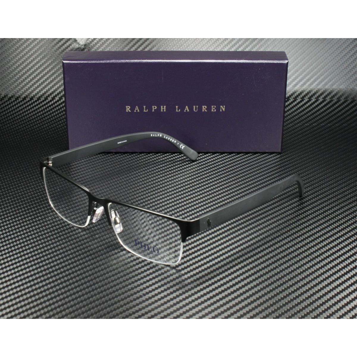 Ralph Lauren Polo PH1164 9038 Matte Black Demo Lens 56 mm Men`s Eyeglasses