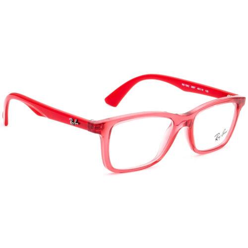 Ray-ban Kids` Eyeglasses RB 1562 3687 Red Rectangular Frame 46 16 125