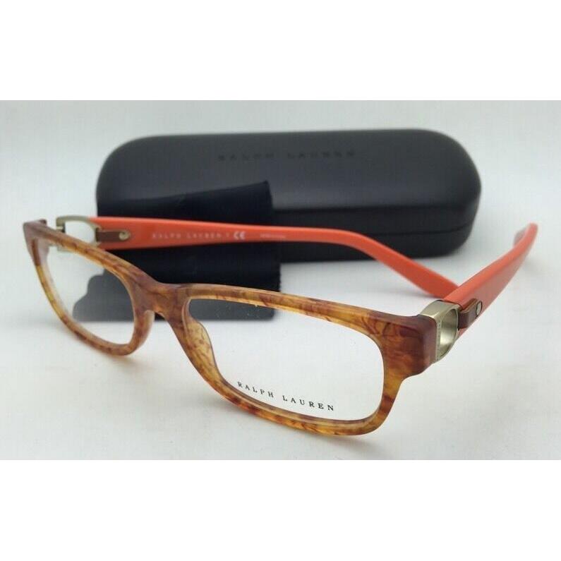 Ralph Lauren Eyeglasses RL 6106Q 5354 53-17 140 Honey Havana Orange Frames