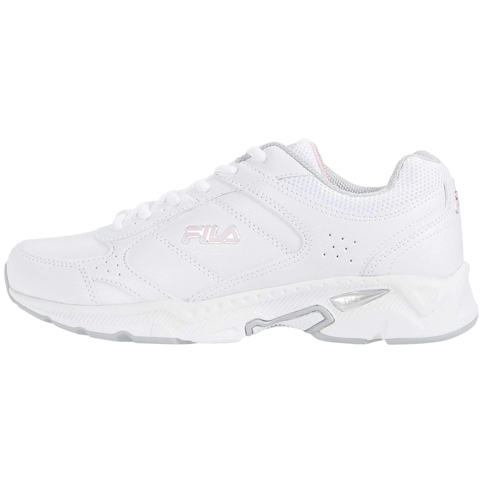 pink shiny fila shoes