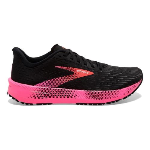 Women`s Brooks Hyperion Black Pink Coral Running Shoes Sizes 6-11