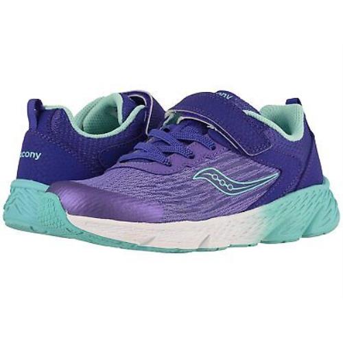 Saucony Girl's S-Wind A/C Fabric Running 
