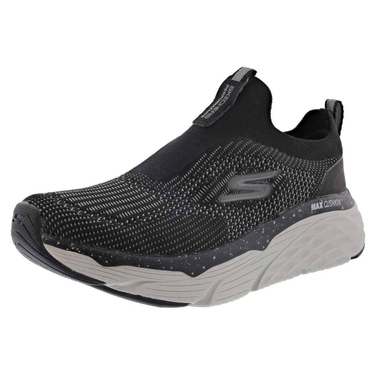 Skechers Women`s Max Cushioning Elite-promised Day 128130 Running Shoes BLACK / GREY