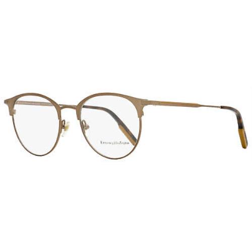 Ermenegildo Zegna Round Eyeglasses EZ5141 036 Bronze/havana 51mm 5141