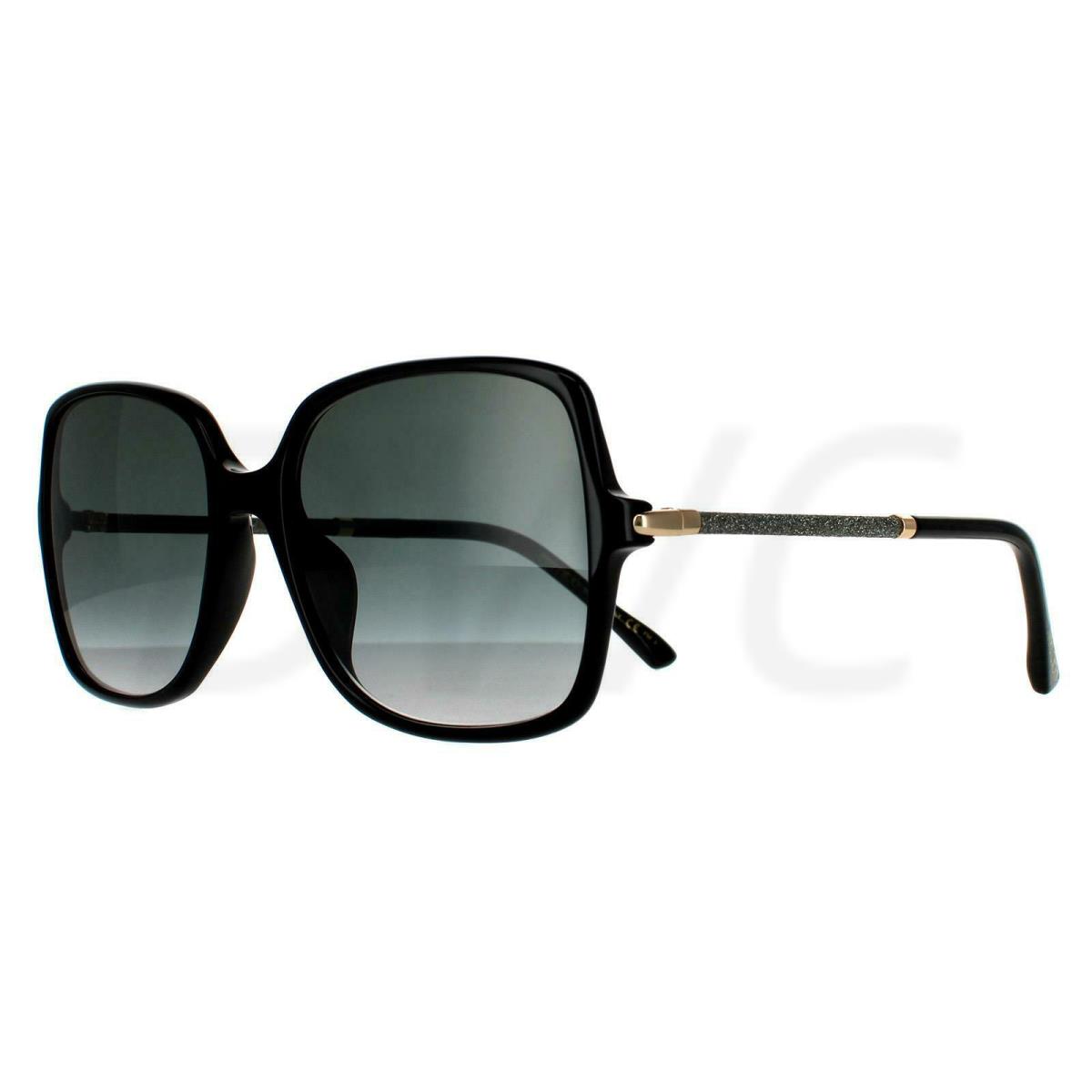 Jimmy Choo Eppie/g/s 807 9O Black Dark Gray Gradient Woman Sunglasses