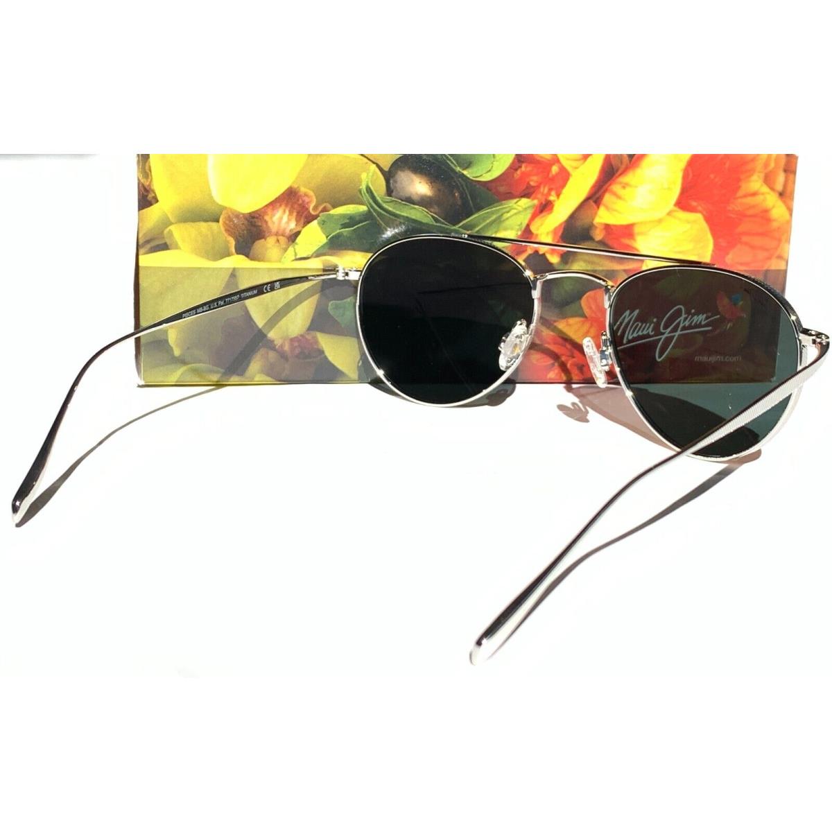 Maui Jim sunglasses  - Silver Frame, Gray Lens