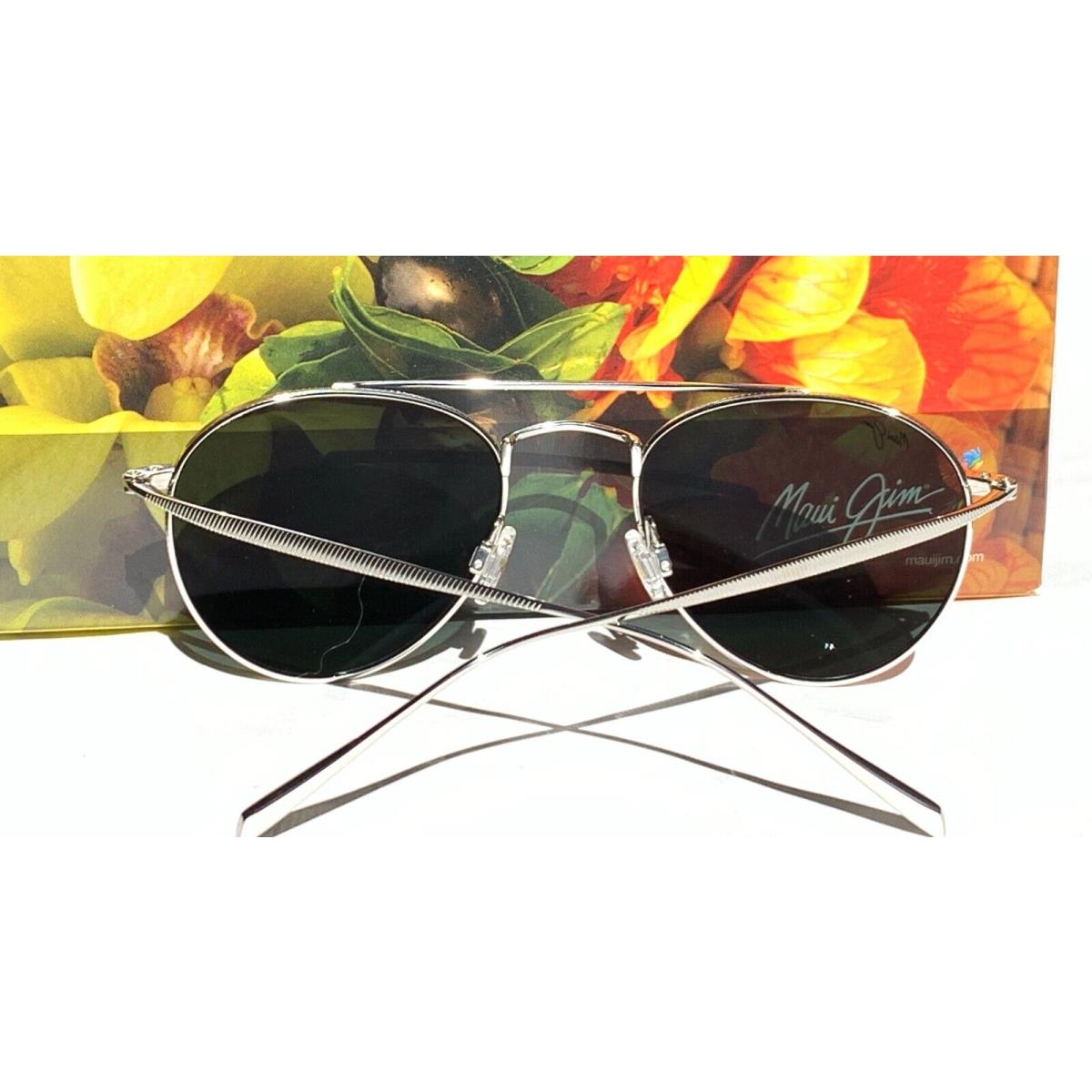 Maui Jim sunglasses  - Silver Frame, Gray Lens