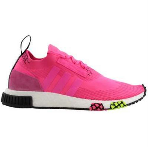 Adidas CQ2442 Nmd_racer Primeknit Mens Sneakers Shoes Casual - Pink - Size - Pink