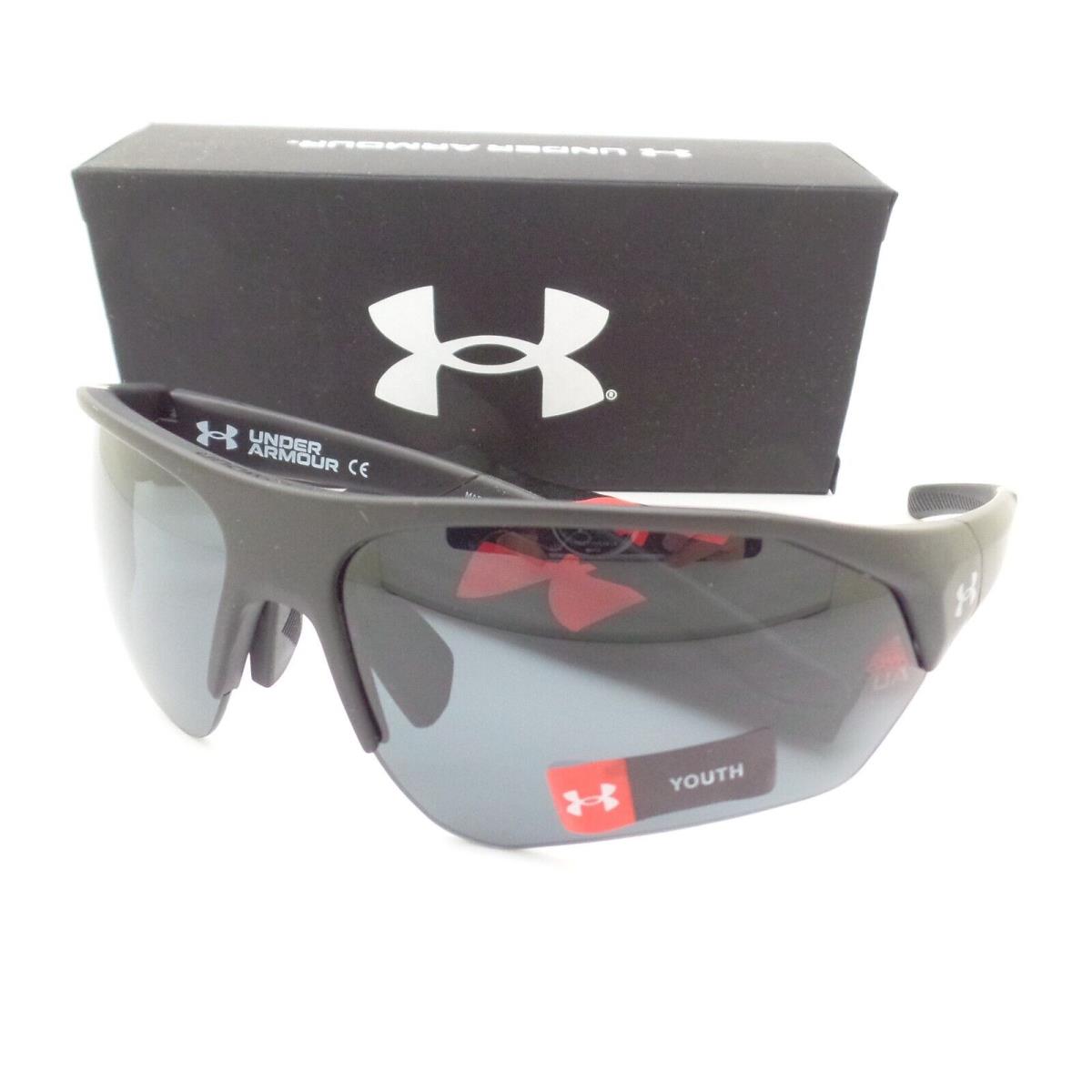 Under Armour Youth Playmaker JR UA 7000/S 003KA Matte Black Grey Sunglasses