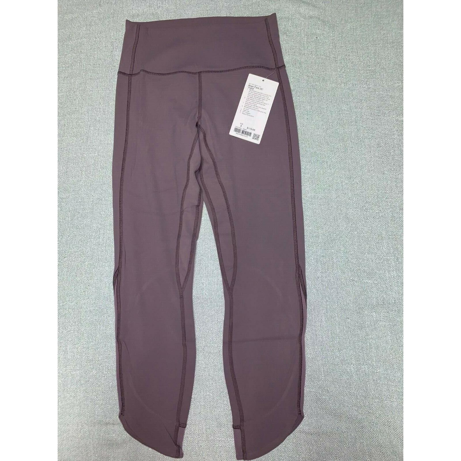 Lululemon Align Pant 25 Petal Frosted Mulberry Size 8