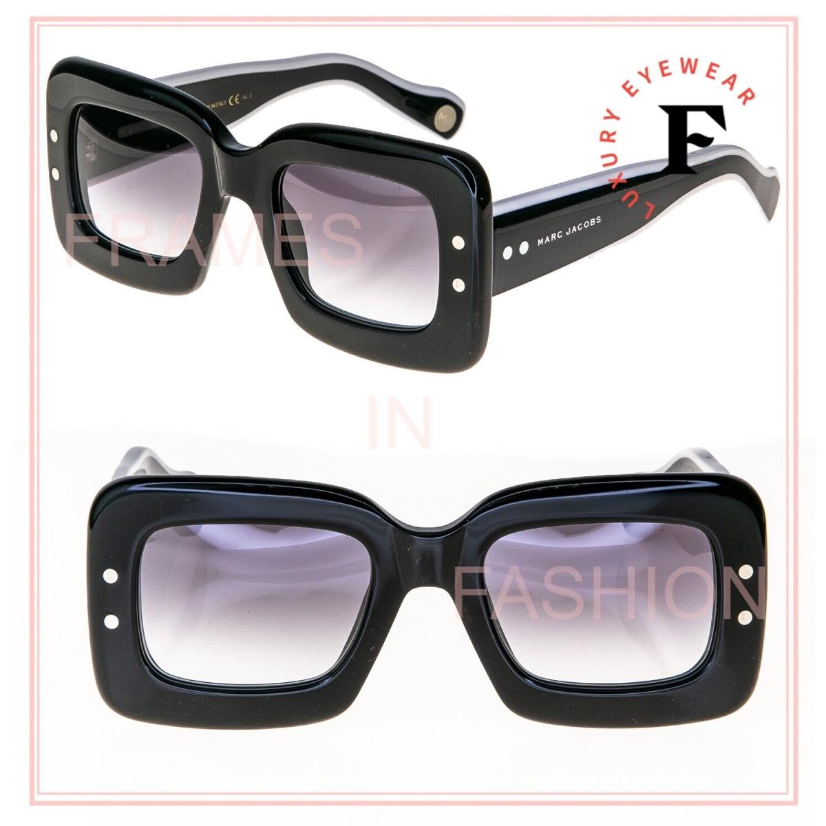 Marc Jacobs 501 Fashion Show Style White Black Stripe Line MJ501S Sunglasses