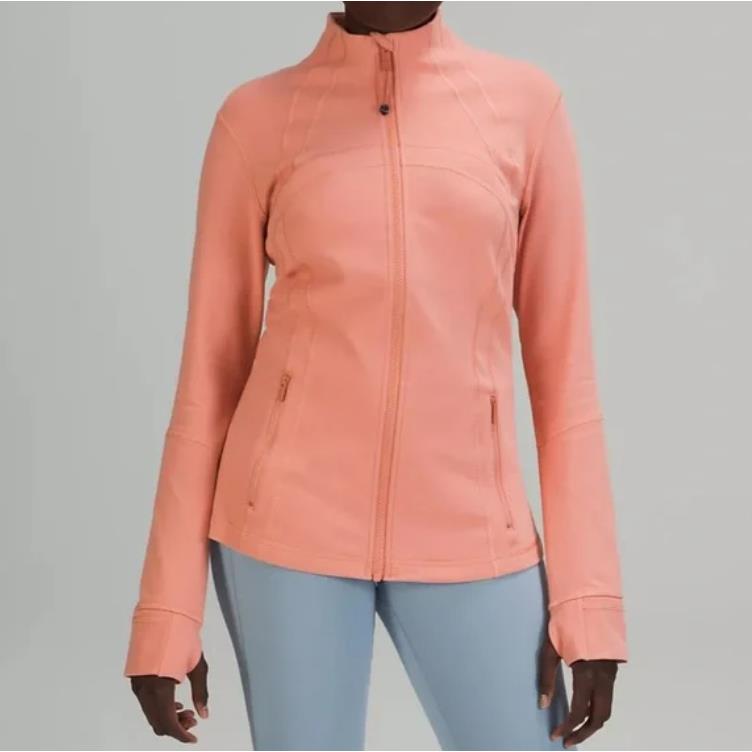 Lululemon Define Jacket Luon Color Pink Savannah Size 6
