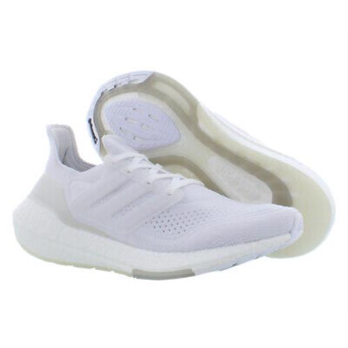 Adidas Ultraboost 21 Mens Shoes - White/White/Grey , White Main