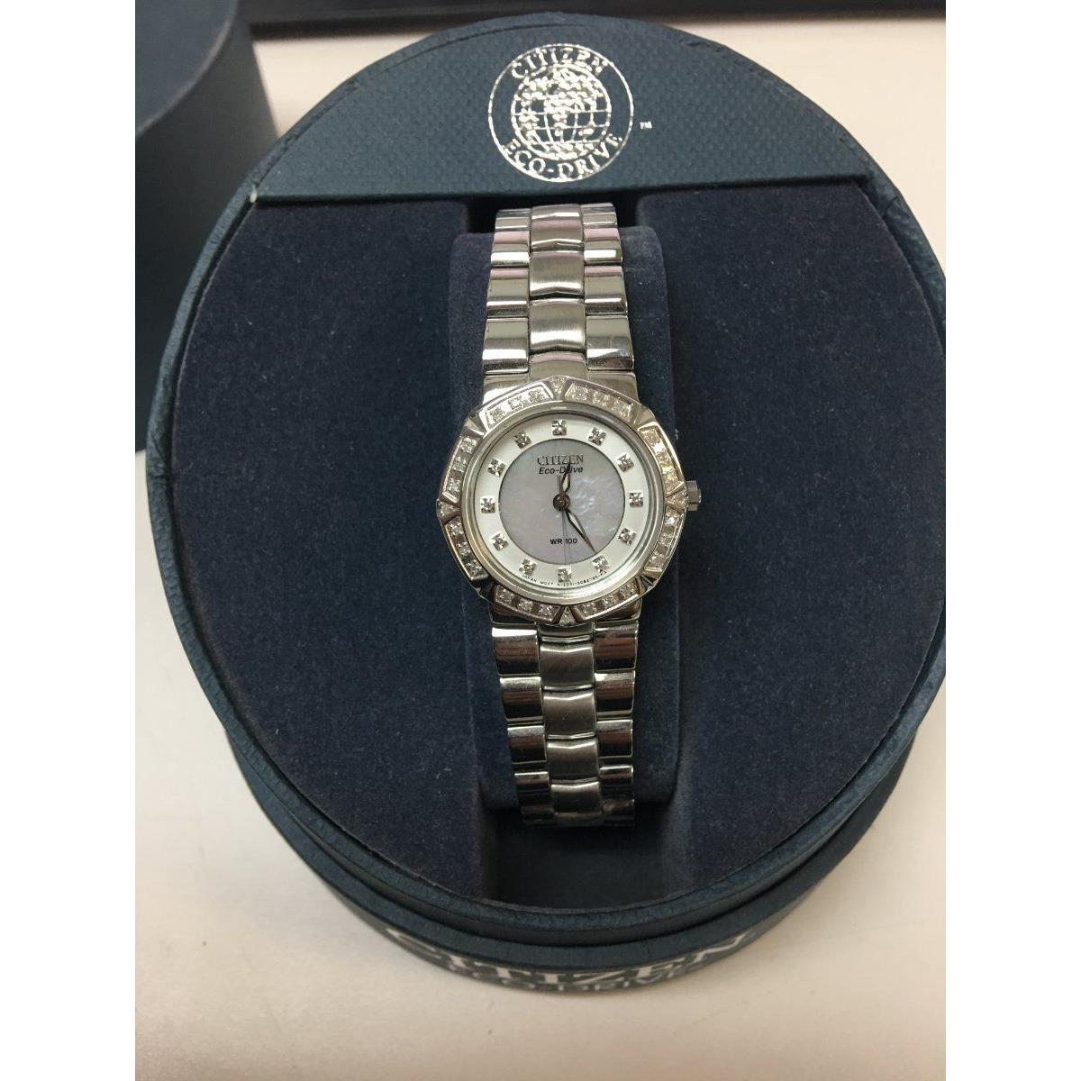 Citizen Eco-drive EP5830-56D Ladies Stainless Steel Band WR1400