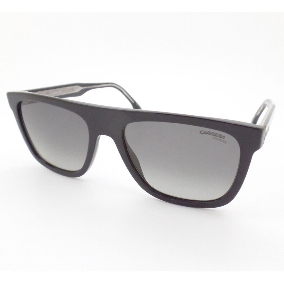 Carrera 267 S Gloss Black Crystal Grey Fade Polarized Sunglasses