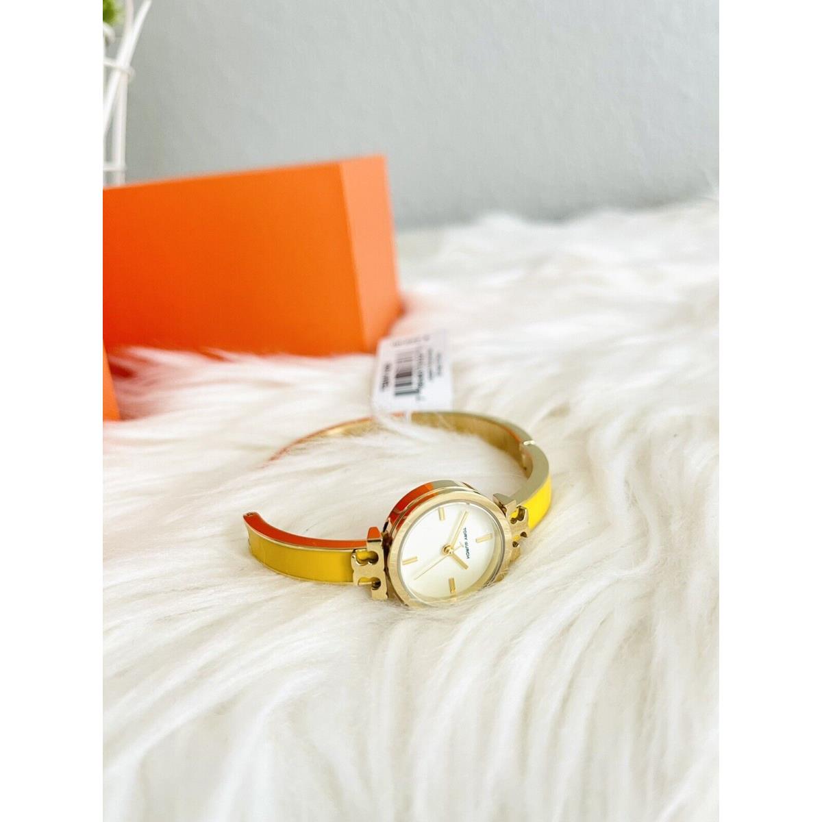 Tory Burch Kira Gold Plated Yellow Enamel Bangle Bracelet Watch TBW1404 - Tory  Burch watch - 796483533233 | Fash Brands