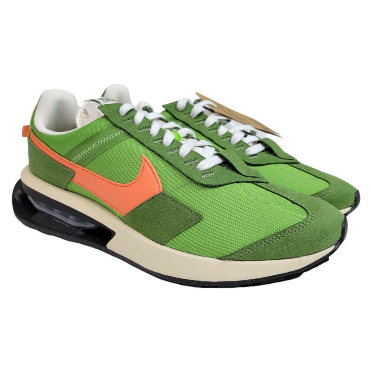 Nike Mens 9 10 10.5 Air Max Pre-day LX Chlorophyll Green Orange Shoes DC5330-300