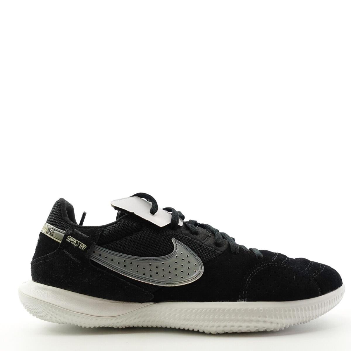 Nike Streetgato Black Summit White Mens Indoor Soccer Shoes Low Top DC8466-010 12.5