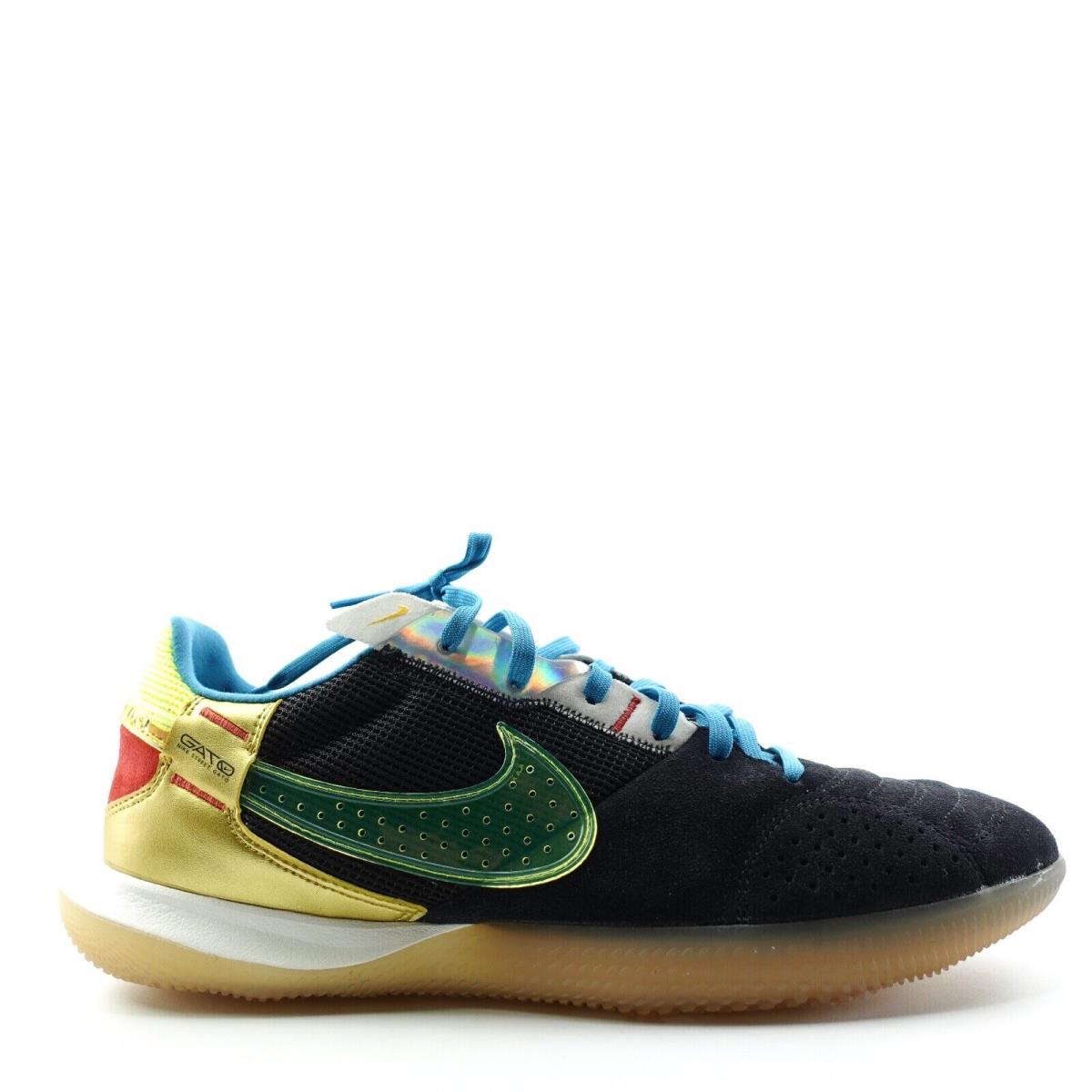 Nike Streetgato Black Volt Mens Indoor Soccer Shoes Low Top DC8466-074 12
