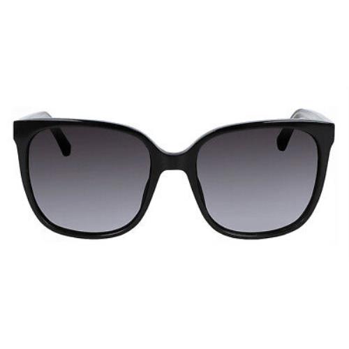Calvin Klein CK21707S Sunglasses Women Black Square 57mm