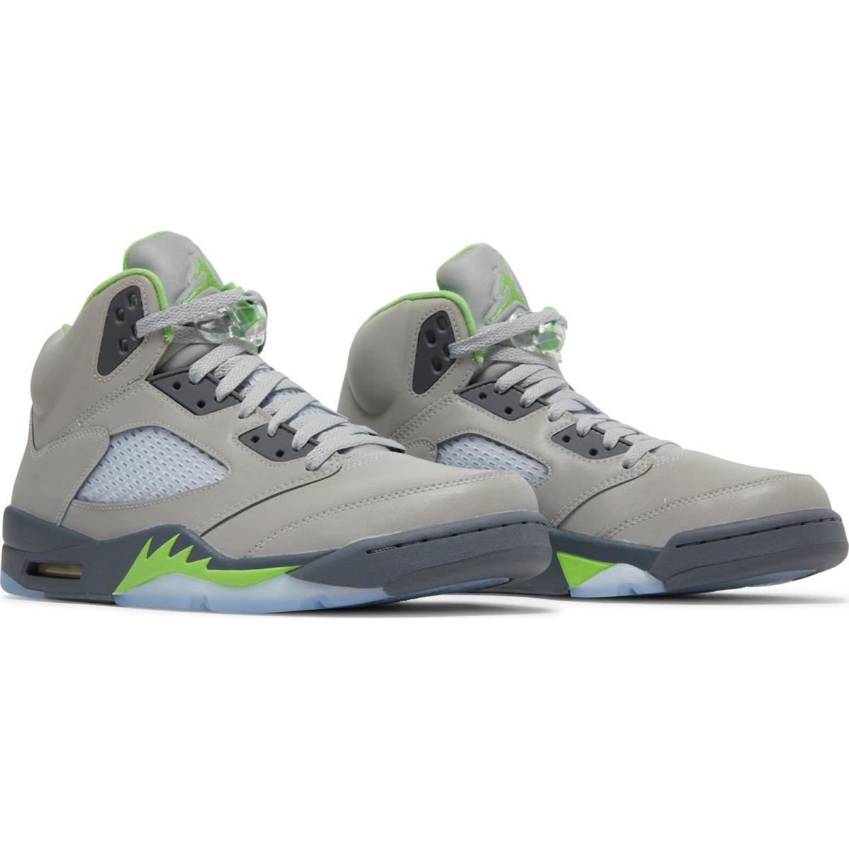 Nike Men`s Air Jordan Retro V 5 Green Bean 2022 Silver Flint Grey DM9014003 883212853561