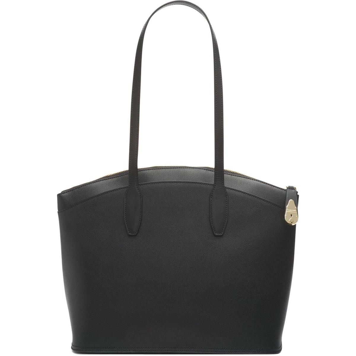 Calvin Klein Lock Black Tote Women`s Handbag B3215