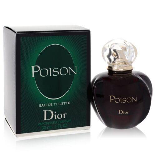 Poison Eau De Toilette Spray By Christian Dior 1oz For Women