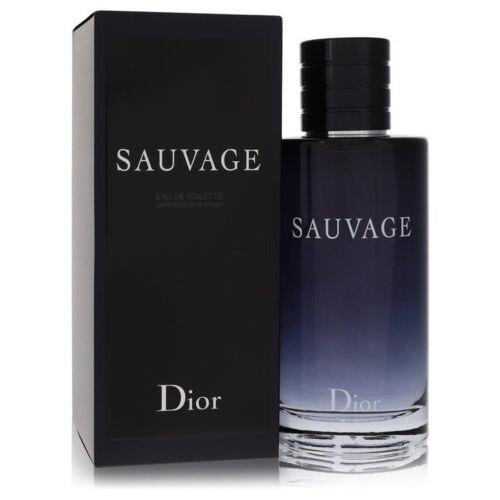 Sauvage Eau De Toilette Spray By Christian Dior 6.8oz For Men