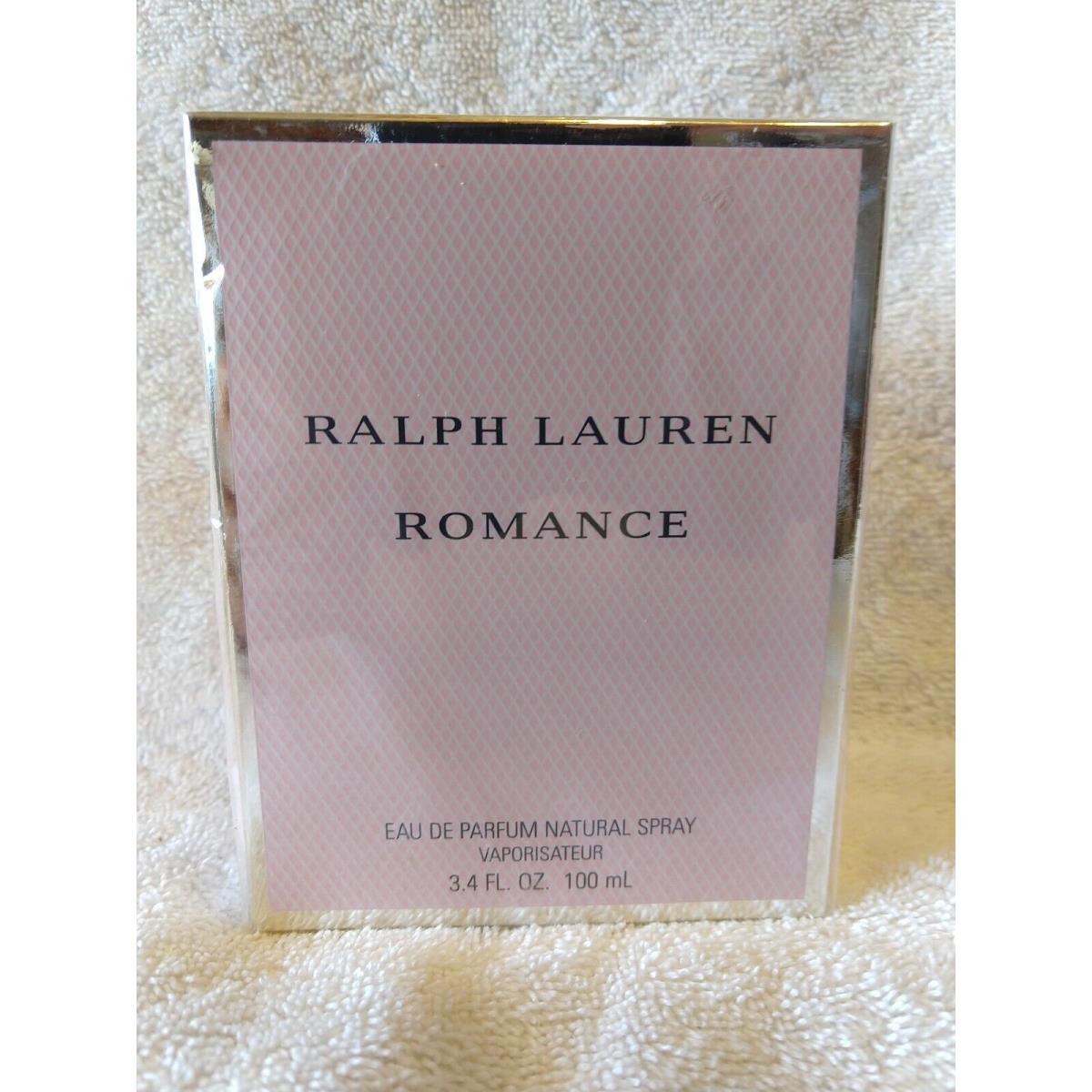 Org Romance Ralph Lauren Woman`s Fragrance Edp 3.4 oz Spray Nos