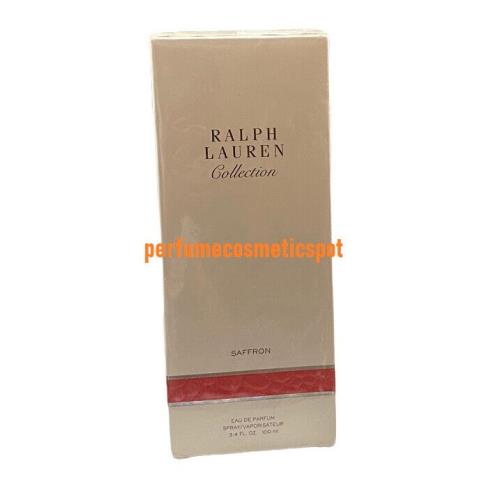 Ralph Lauren Collection Saffron Unisex 3.4 OZ / 100 ML Eau DE Parfum Spray