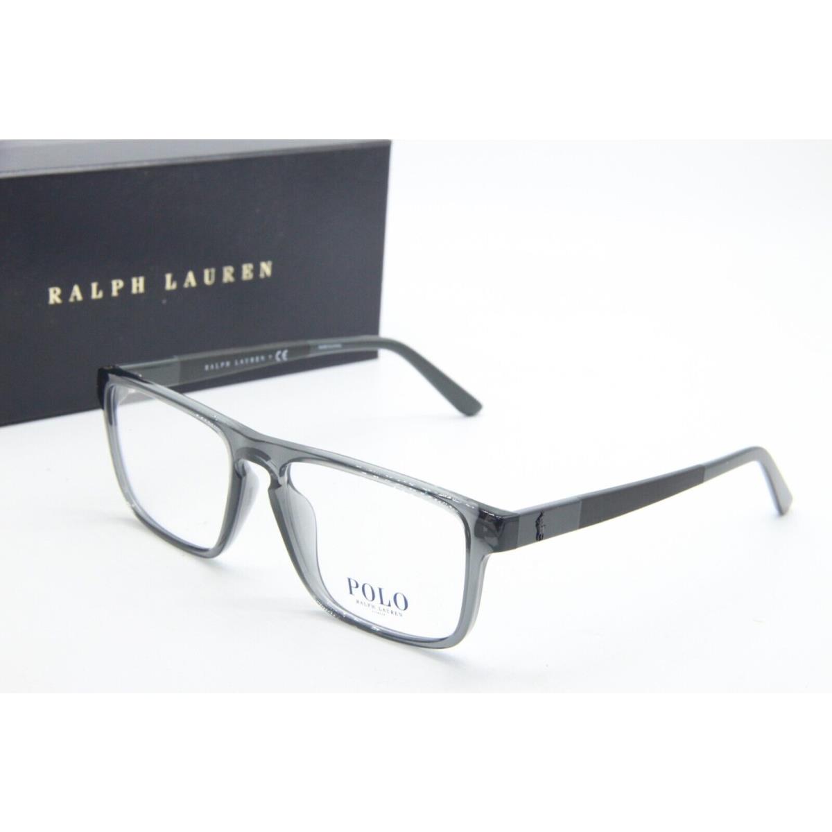 Polo Ralph Lauren PH2242U 5122 Transp Gray Eyeglasses W/case 56-17