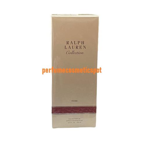 Ralph Lauren Collection Rose For Unisex 3.4 OZ / 100 ML Eau DE Parfum Spray
