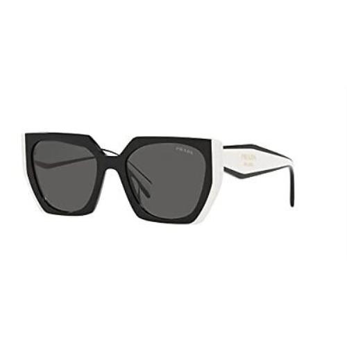 Prada Sunglasses PR 15WS-09Q5S0 Black W/drak Grey Lens 54mm