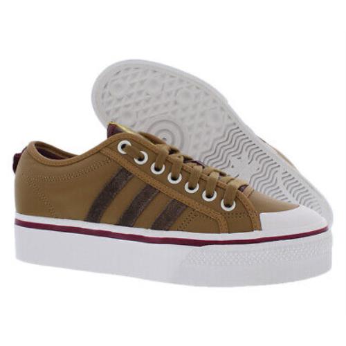 adidas nizza platform brown