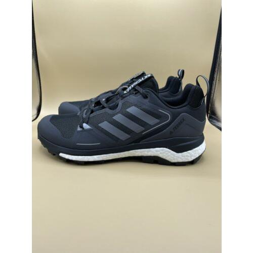 Men Sz 10.5 Adidas Terrex Skychaser 2 Core Black/grey Hiking Trekking Shoes - Black
